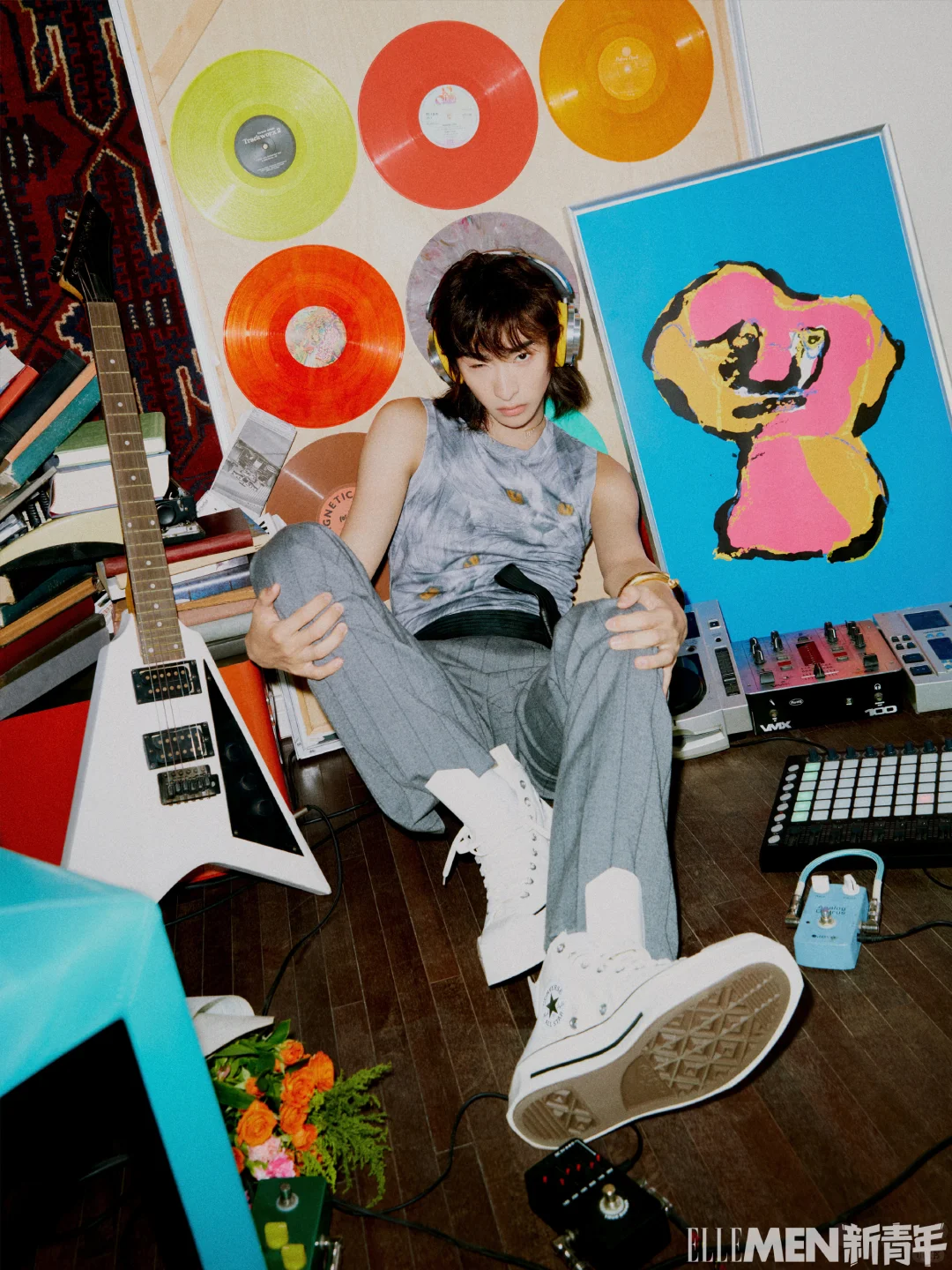 🟠 恩利不愧是伊能静儿子🤣时尚感手拿把掐！