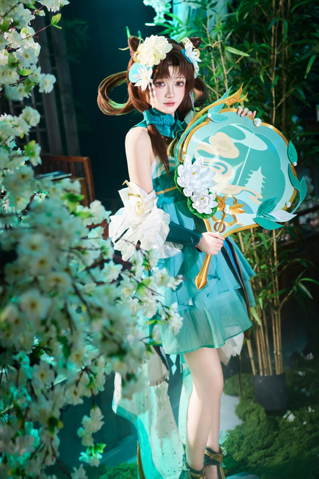 久诚怀沙cos大小乔久诚怀沙cos青白蛇 太美了
