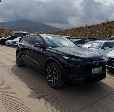奥迪Q6L e-tron的这款外观我是比较中意的，大灯、尾灯灯光效果都非常不错，