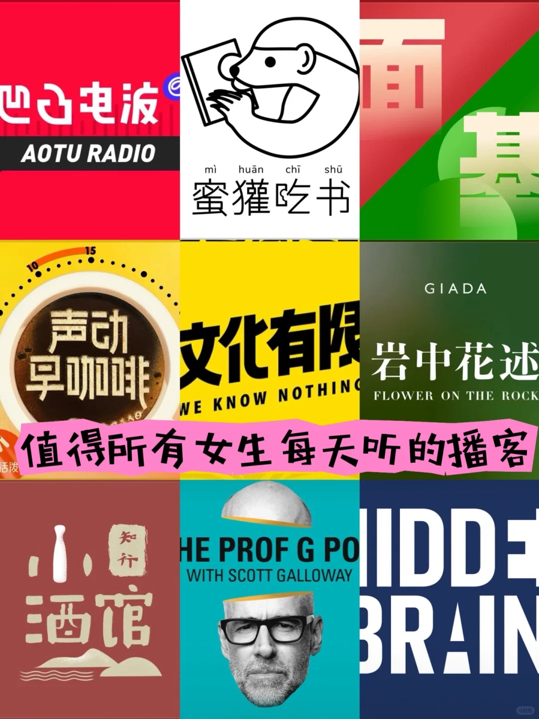 值得所有女生每天都听的播客推荐❗️