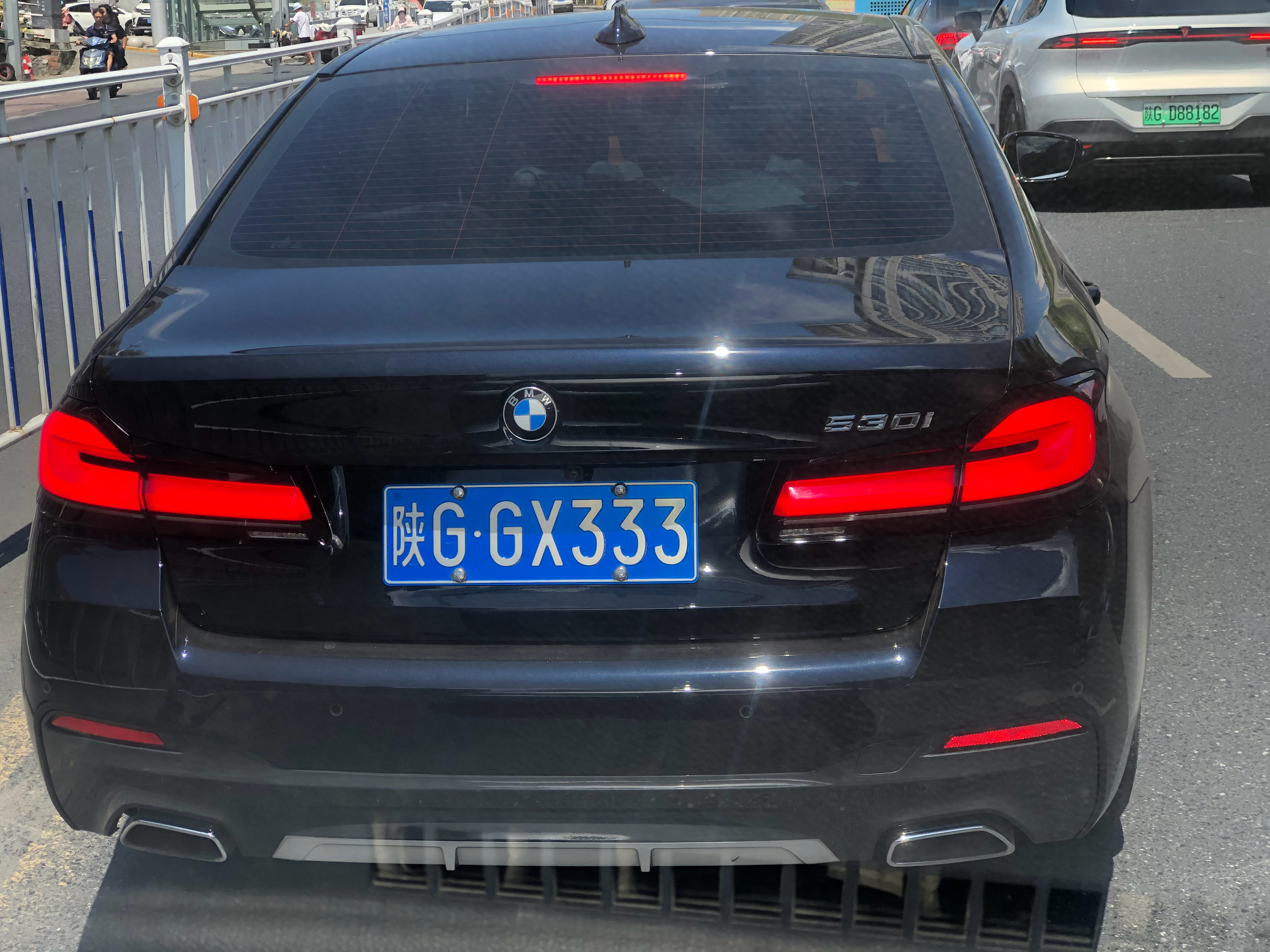 全球车牌[超话] 陕GGX333宝马530i  ​​​