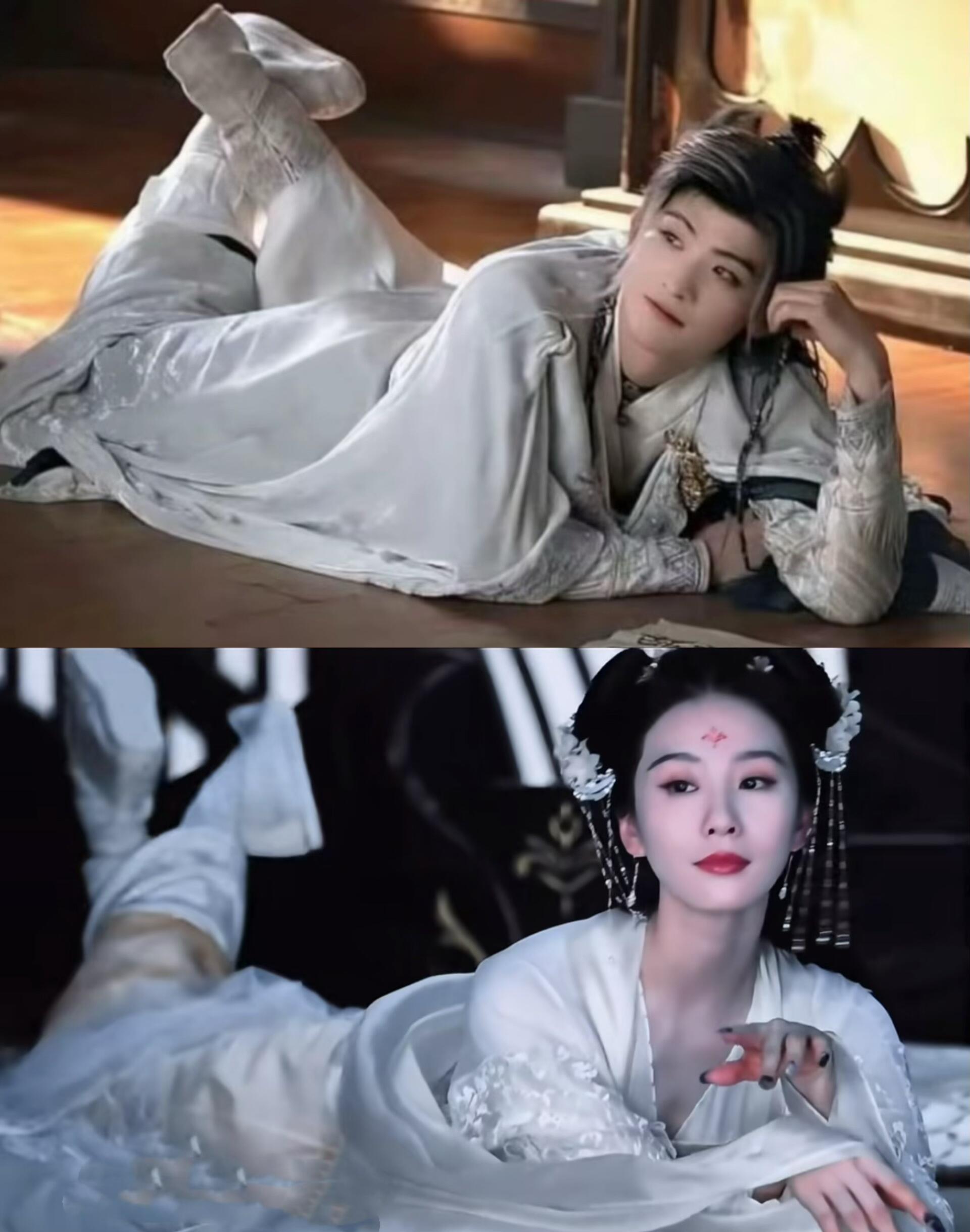 常华森你小子真是有师父的神韵一个是像是运筹帷幄的看着自己猎物的师父，一个像是满心