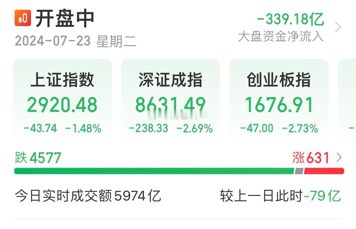 #A股#都听到啥消息了，主力这样砸盘？还好昨天把仓位降下来了，影响可控。耐心等待