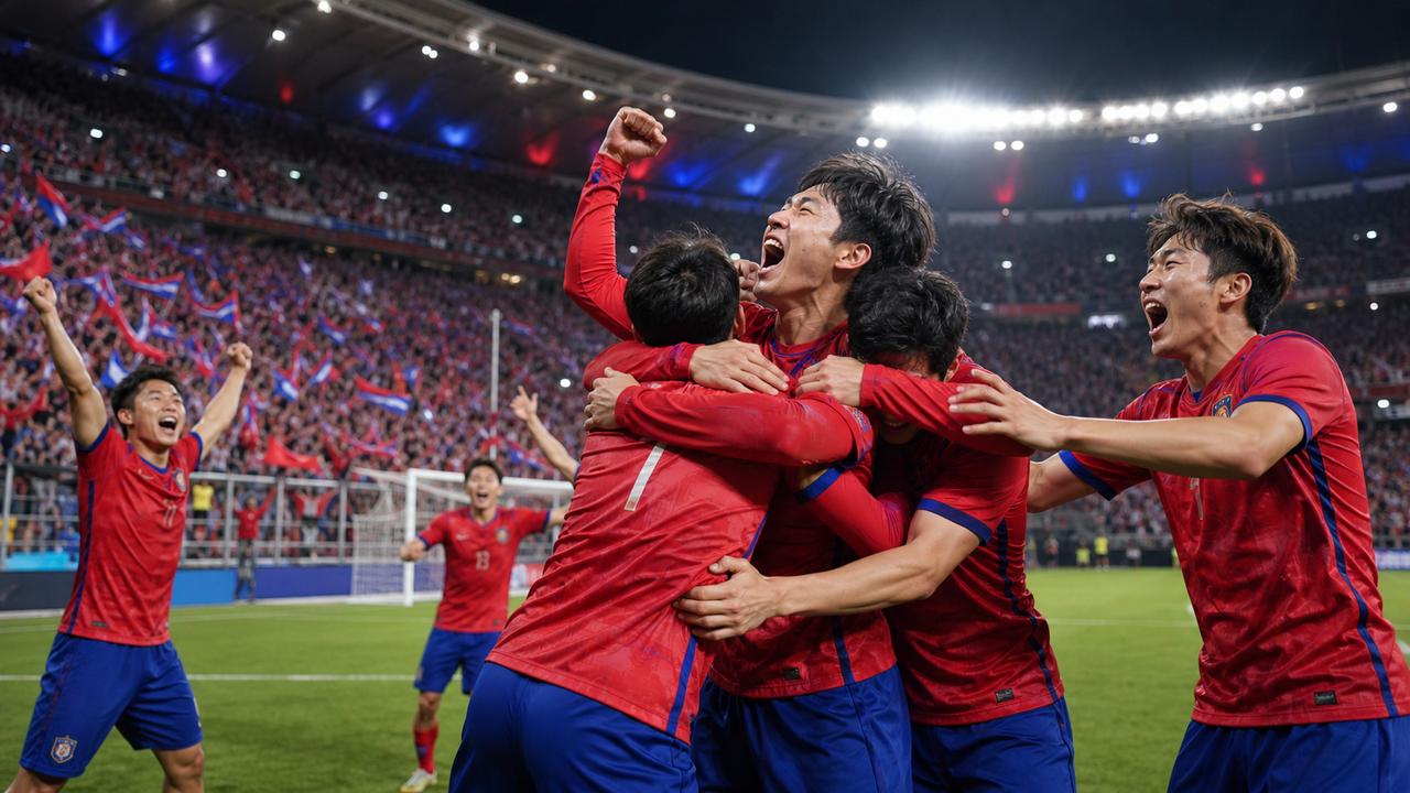 韩国队这场2-1逆转捷克，含金量不低。
世界杯第一轮，很多球队都会先求稳，尤其面