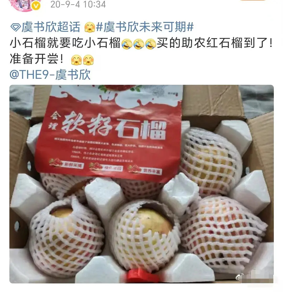 虞书欣 种地吧还有一点我不理解，为什么一些反串要用助农相关来带节奏呢，虞书欣只是
