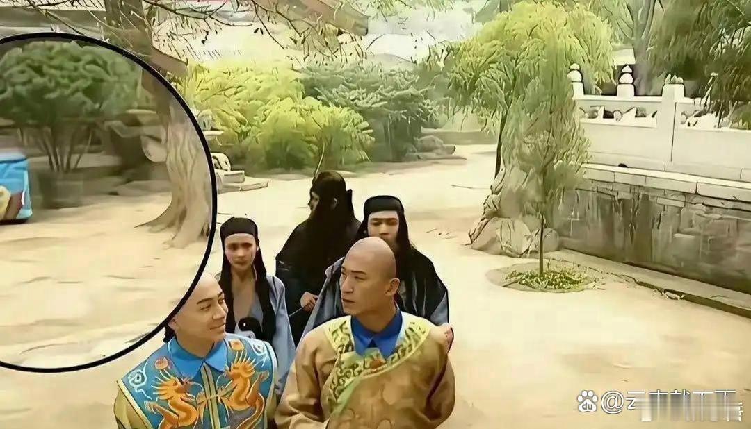 当年的《还珠格格》发现穿帮镜头 
