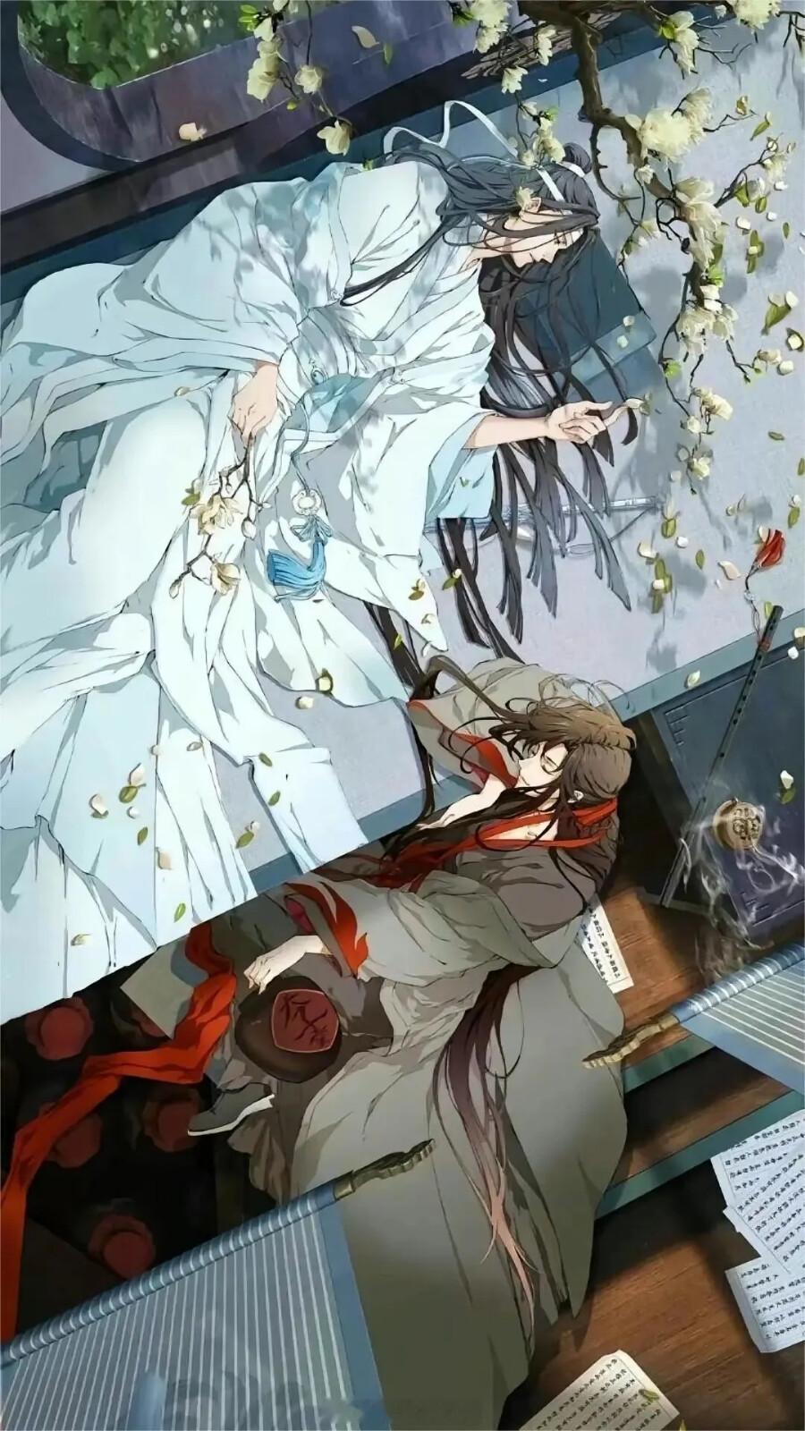 为遇一人而入红尘，人去我亦去，此身不留尘。——《魔道祖师》#晚安# ​​​