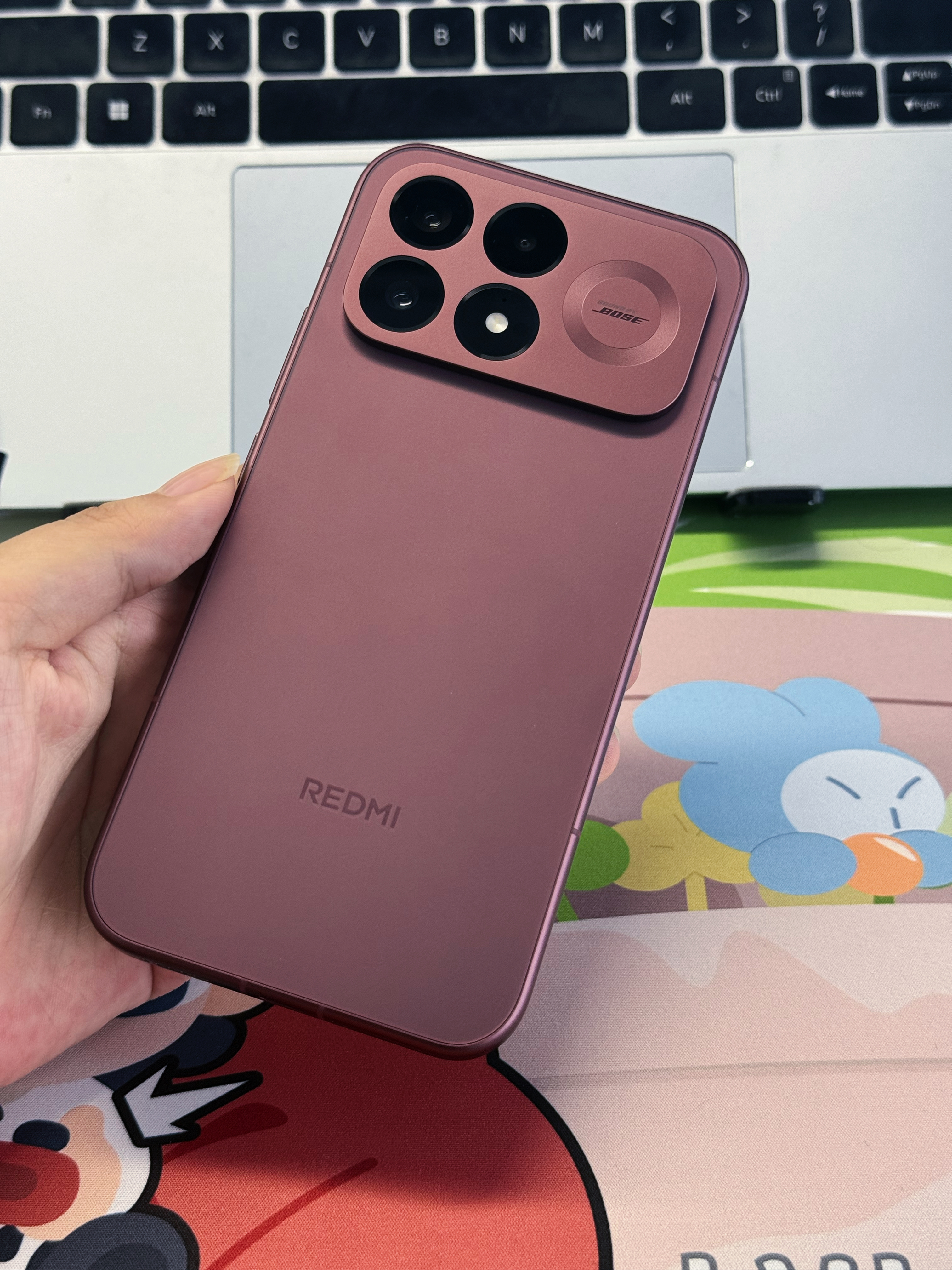 REDMI K100 Pro赤霞珠红色真不错，肉眼看更好看，适合我这种高级又低调