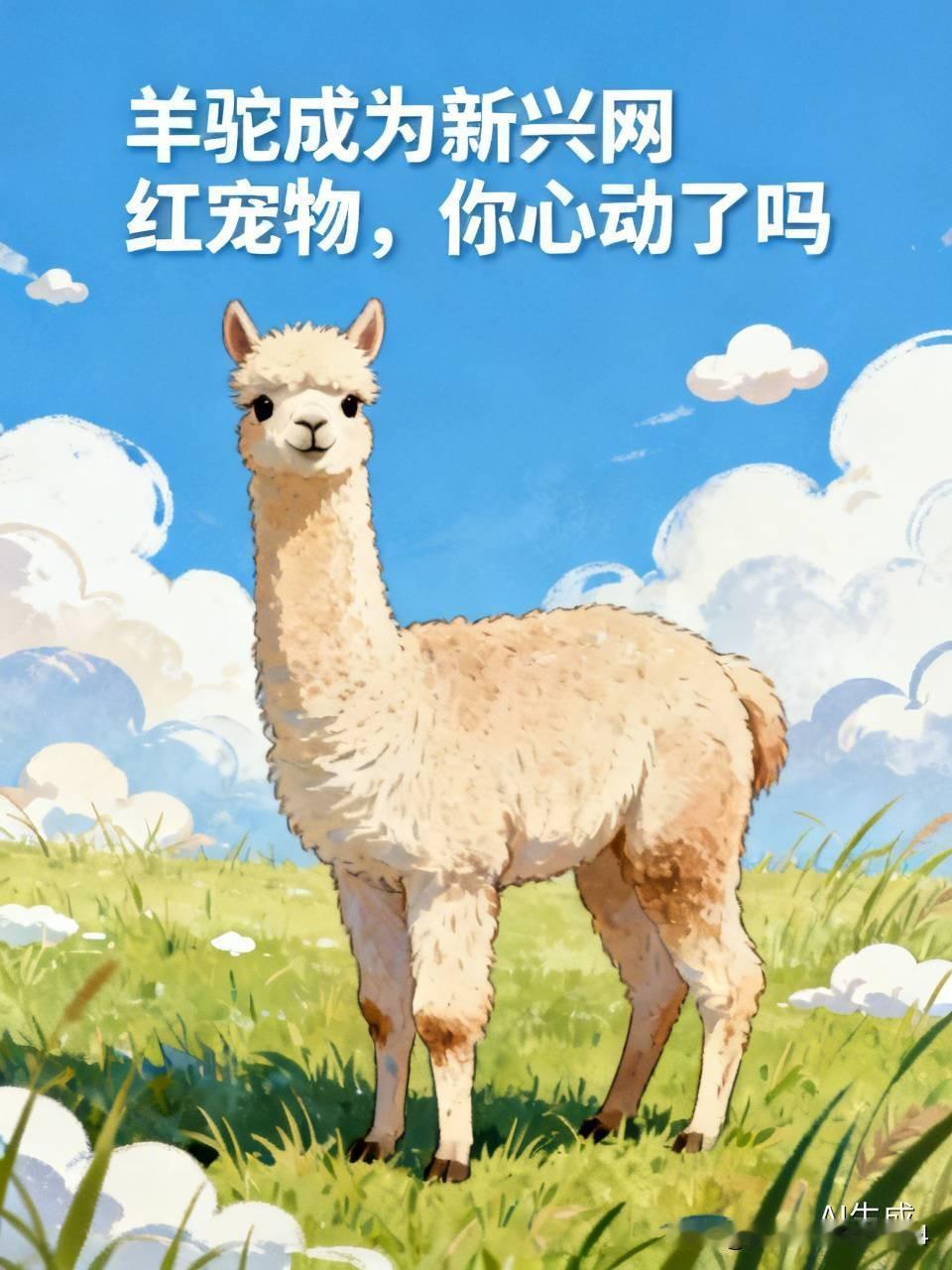 刷到最近羊驼成新兴网红宠物的话题，说完全不心动是假的，那软乎乎的卷毛配上懵懵的表