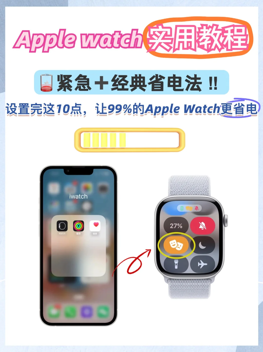 新Apple Watch打开这11个设置才省电🔋