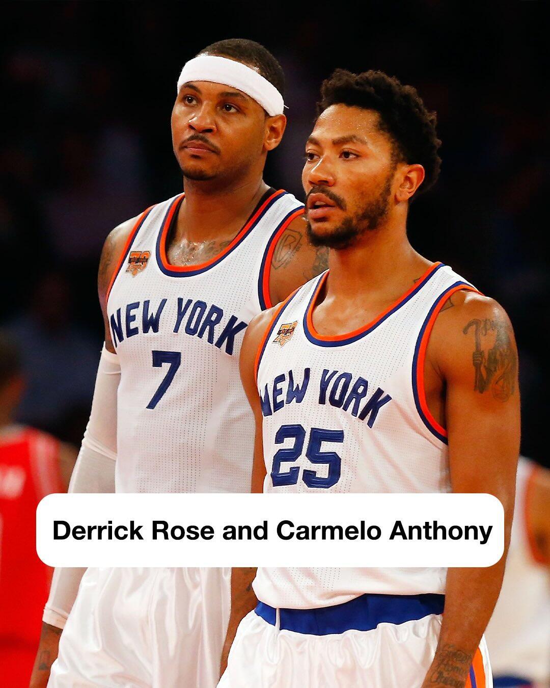 篮天下 他们曾做过队友，你还想到了谁和谁？Imagines via espn 委