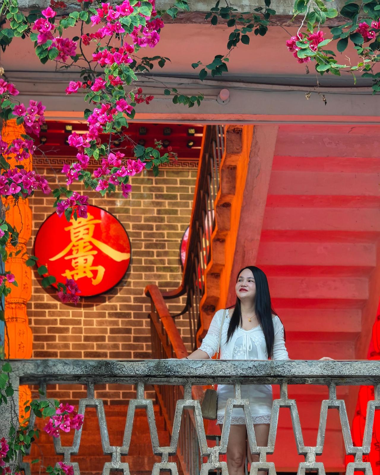 街角遇到花与美女独属于老城区的浪漫 三角梅 广西 广西dou知道