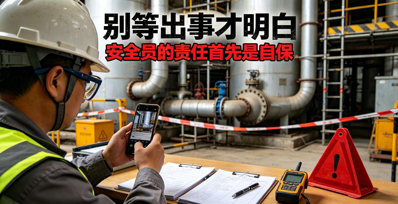 安全员拼命保工厂安全，其实最该明白：首先是保自己平安
 
干安全久了，听过最多、