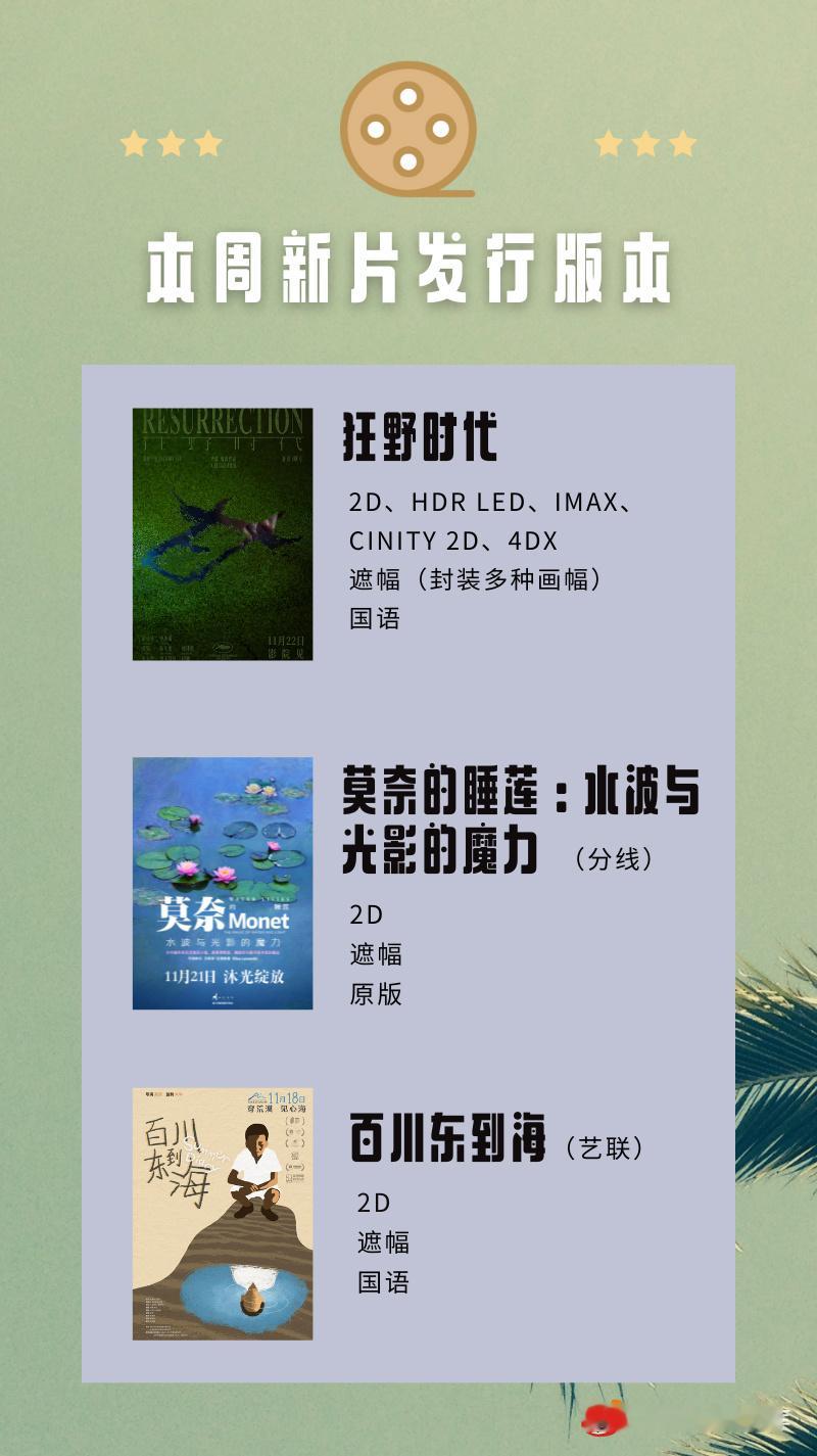 本周靠毕赣的艺术片撑场了！ 