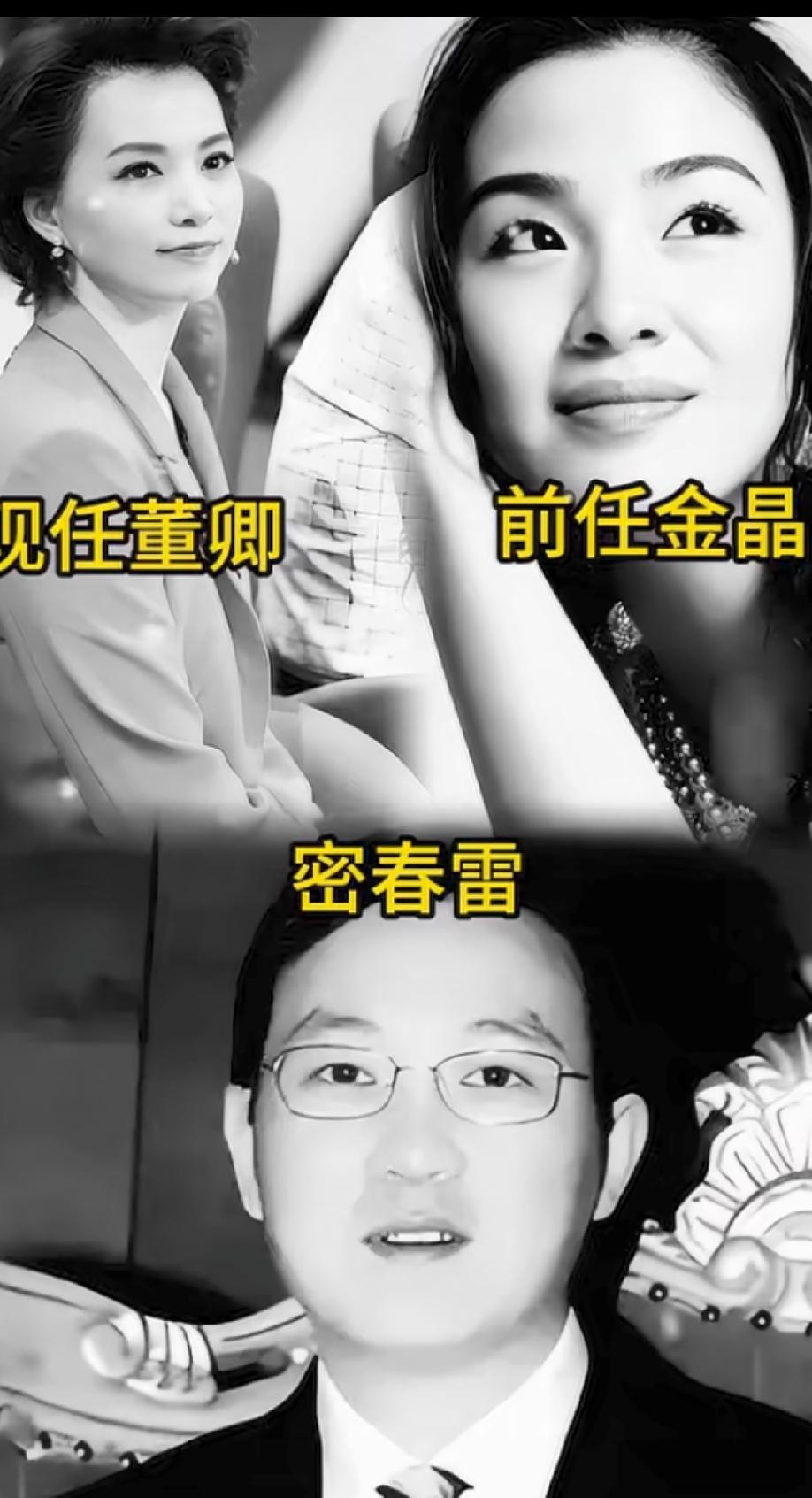 密春雷前妻金晶和现任董卿，你感觉谁活的最通透？把日子过的更安稳松弛。董卿妈妈