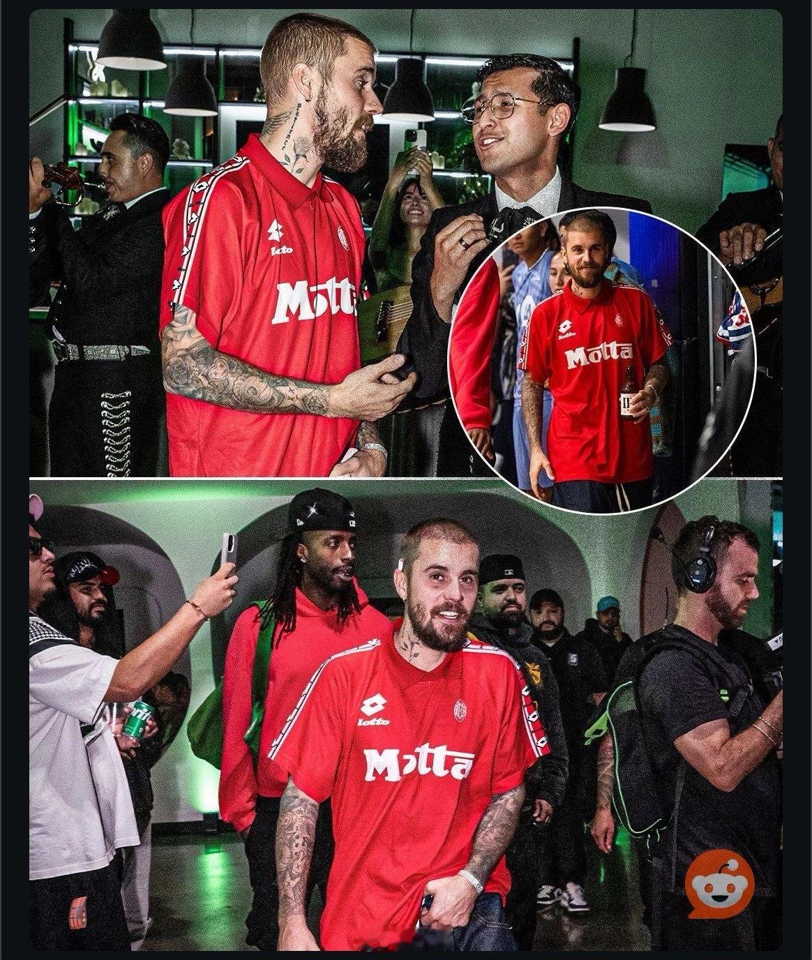 首先，不说真的认不出这是Justin Bieber。其次，他居然穿了一件米兰的老