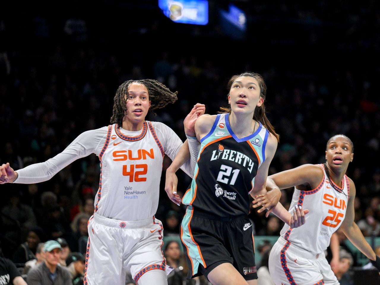 韩旭WNBA新赛季首秀正负值+25，得8分球队大胜

韩旭重返wnba，今天迎来