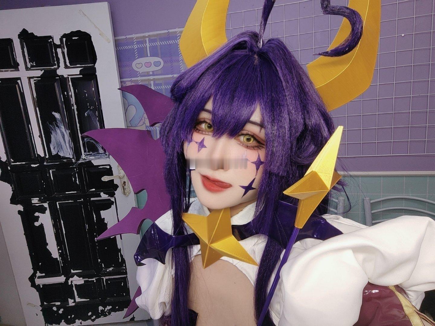 #COS[超话]# 😈舞缇娜酱😈～#cosplay##cos##憧憬成为魔法
