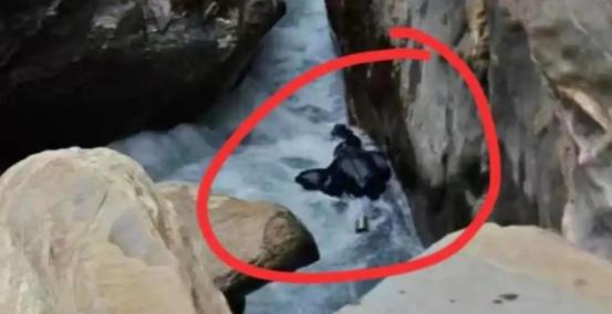 虎跳峡发疯石事件太心疼了，遗体就在水下40厘米处，肉眼看得见，就是没办法弄上来，