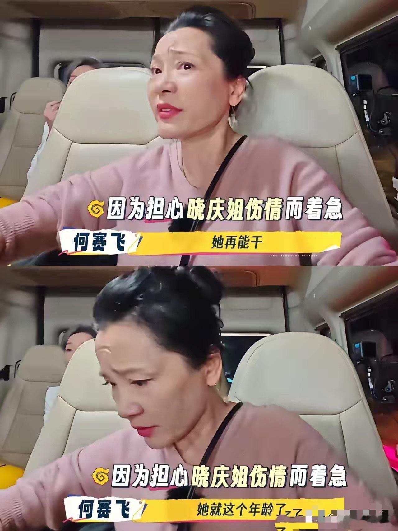 何赛飞还是太温柔了，换做是蒋欣，早就上去给一巴掌了。刘晓庆摔倒后手疼得发抖，结果