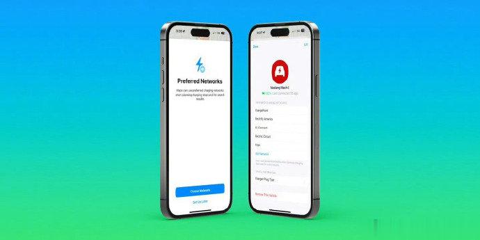 【苹果 iOS 17 新特性：#iOS17或可提供可用电动汽车充电站信息#】据外
