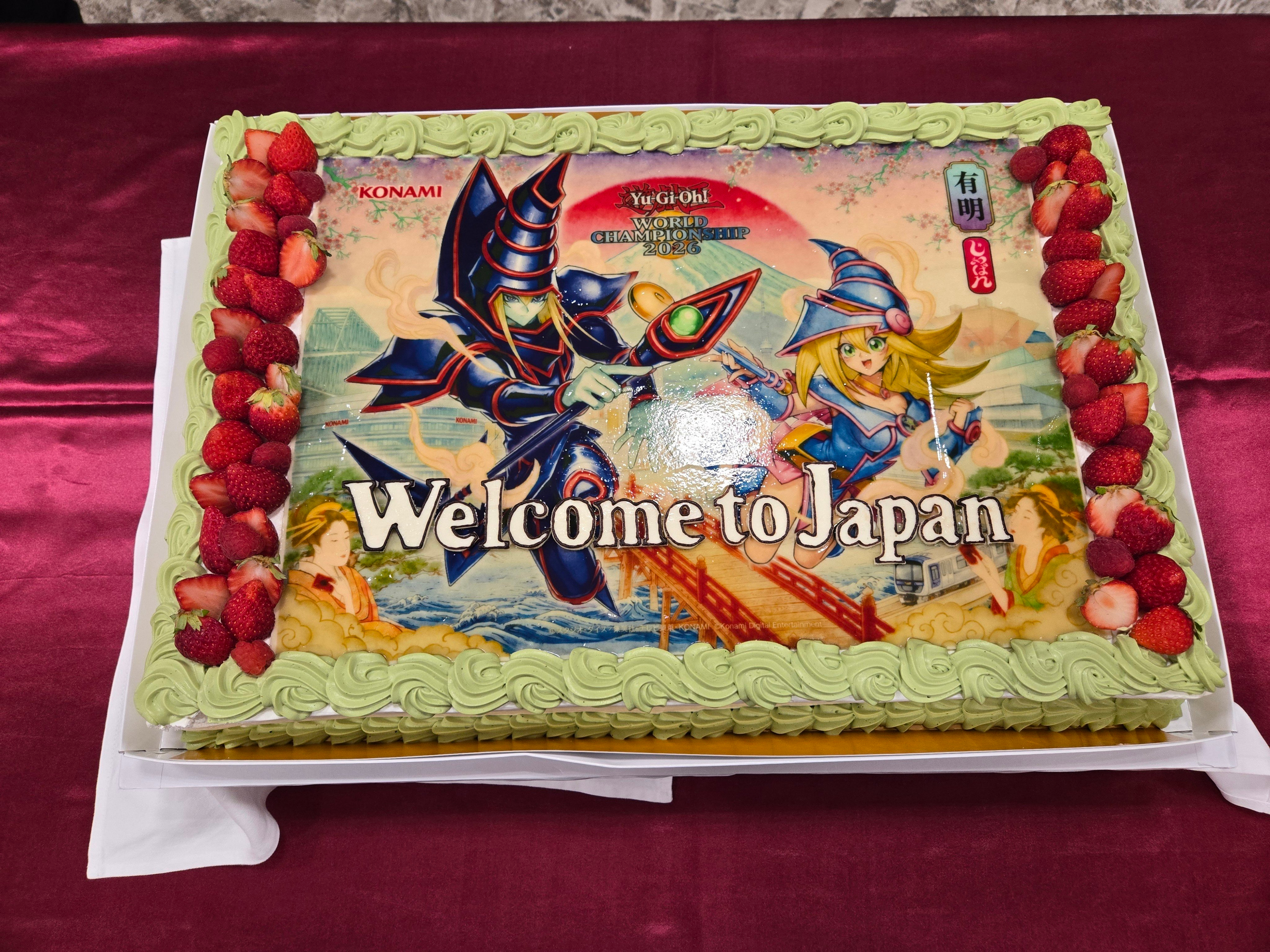 WCS2026 大会前的晚餐蛋糕 ​​​
