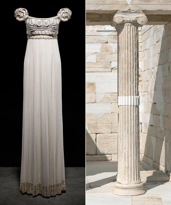 艺术和时尚的碰撞：那些灵感来源于名画的时尚服装设计。

看到这些名画感满满的时尚