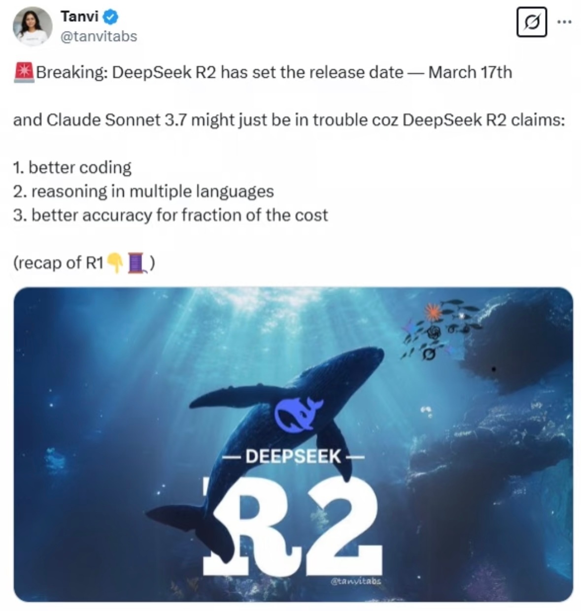 近日来越来越多关于DeepSeek R2要发布的爆料，不知道这是烟雾弹还是真的要