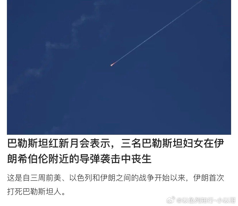 巴勒斯坦伊朗说要灭了以色列的理由是给巴勒斯坦报仇。结果革命卫队集束炸弹打死了巴勒