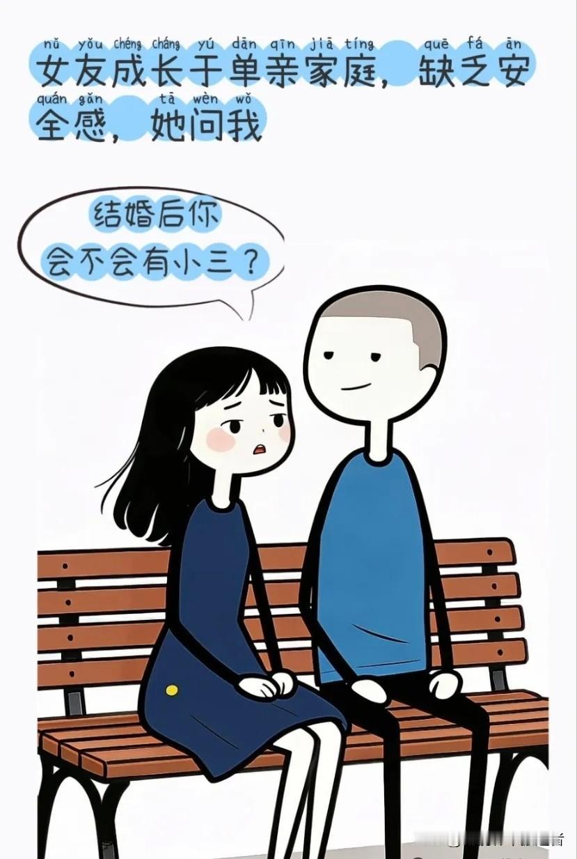 逗你笑：女友缺乏安全感地问：结婚后你会不会有小三？我对天发誓说：如果老婆是你，就