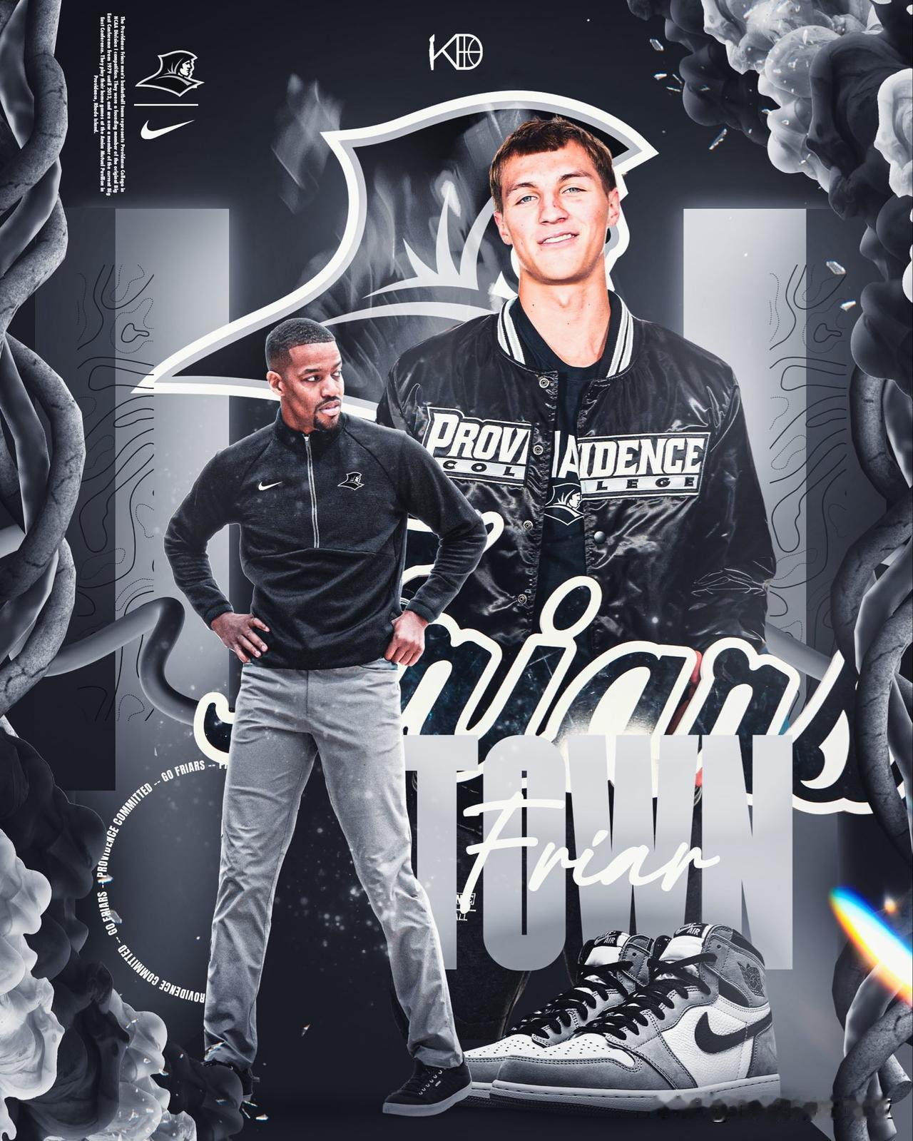 四星后卫Aiden Derkack宣布承诺NCAA男篮 普罗维登斯学院，高四赛季