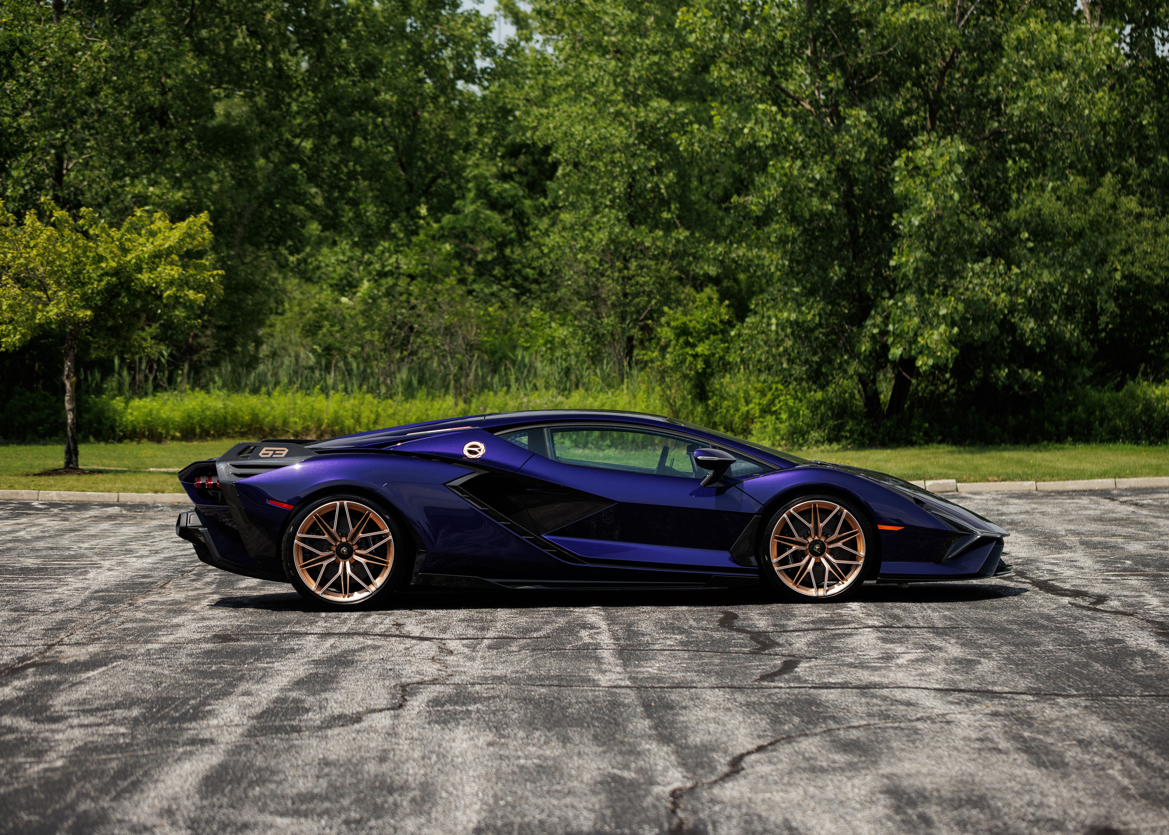 Lamborghini Sian FKP 37兰博基尼 分辨率：4000 ​​​