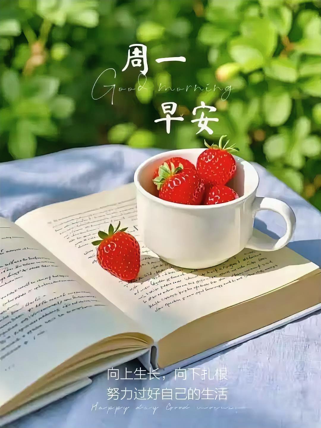 早安！让热爱填满生活，内心丰盛又欢喜，向上生长，向下扎根，努力过好自己的生活，元