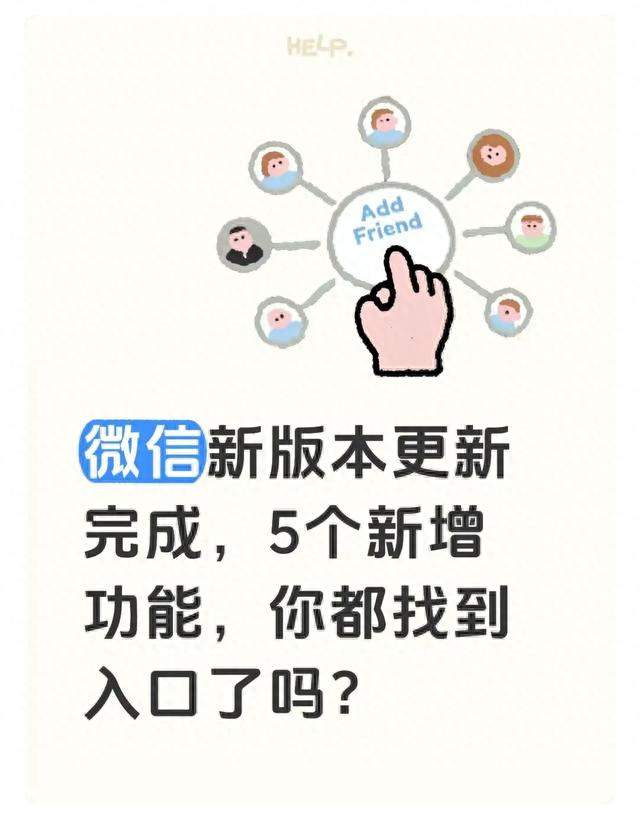 微信新版本更新完成，5个新增功能，你都找到入口了吗？