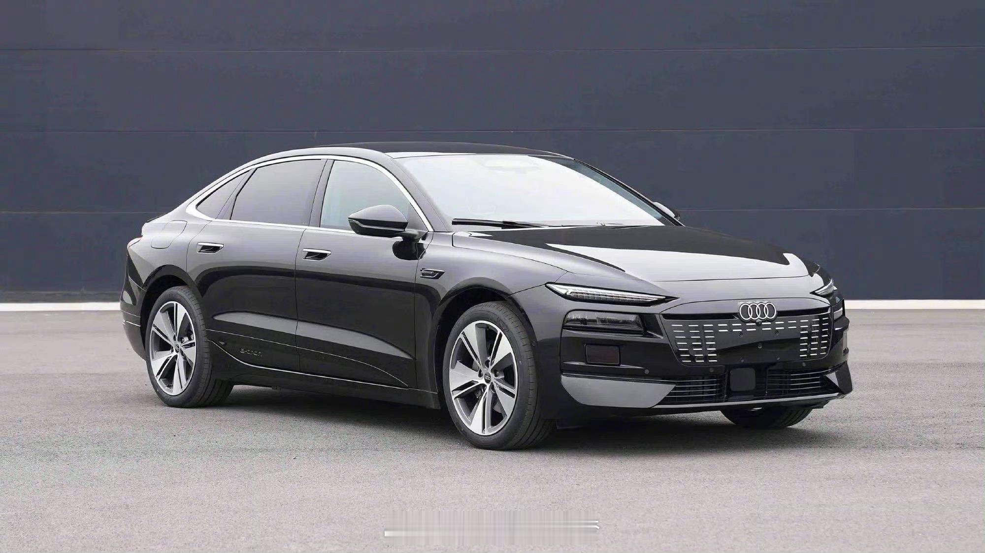 一汽奥迪 A6L e-tron 工信部申报图，我仔细看了半天，如果这个前脸配上电