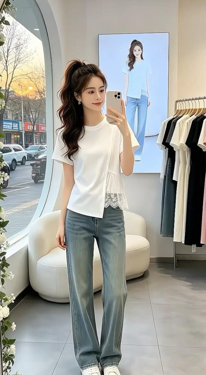 不规则t恤 休闲百搭 洋气减龄