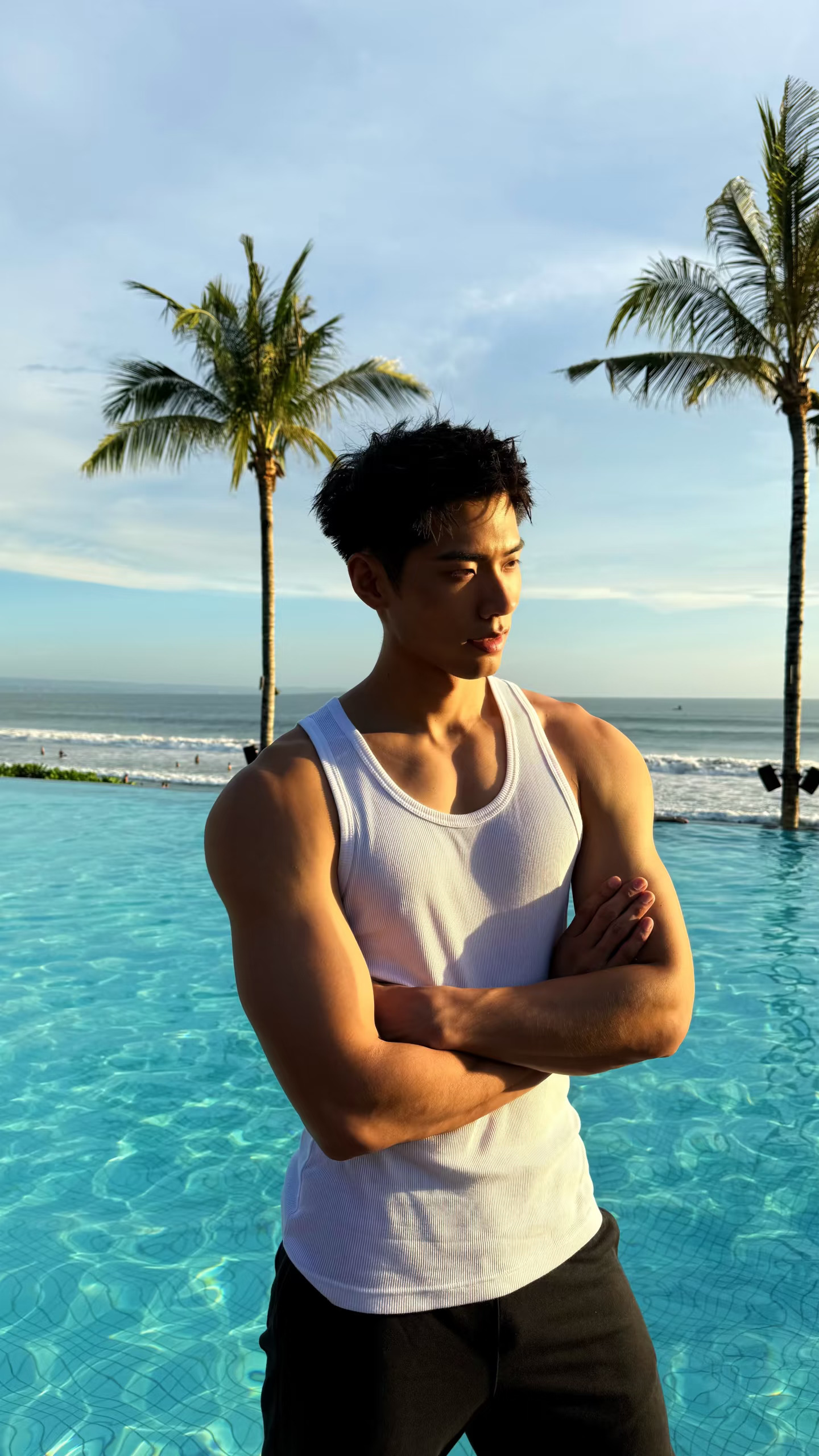 还得是夏天的海滩和泳池和我比较适配美式前刺