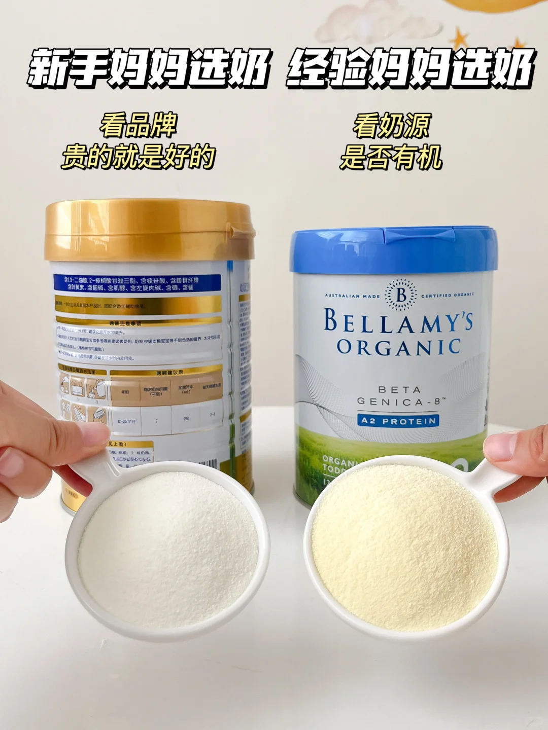 无语😓二胎才学会给娃选有机奶！