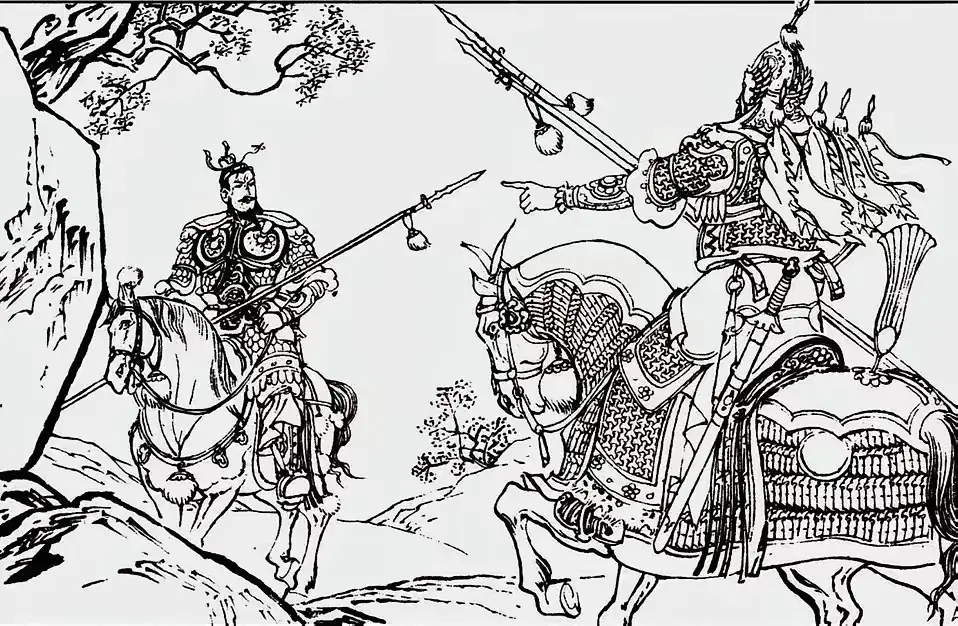 靠山王杨林摆下一字长蛇阵，被瓦岗山一阵冲杀，只好败退到阵胆，与定彦平会...