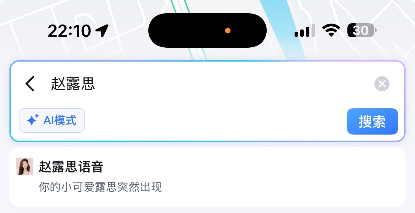 就说我是露思🧠吧，打开地图直接搜了个“赵露思”