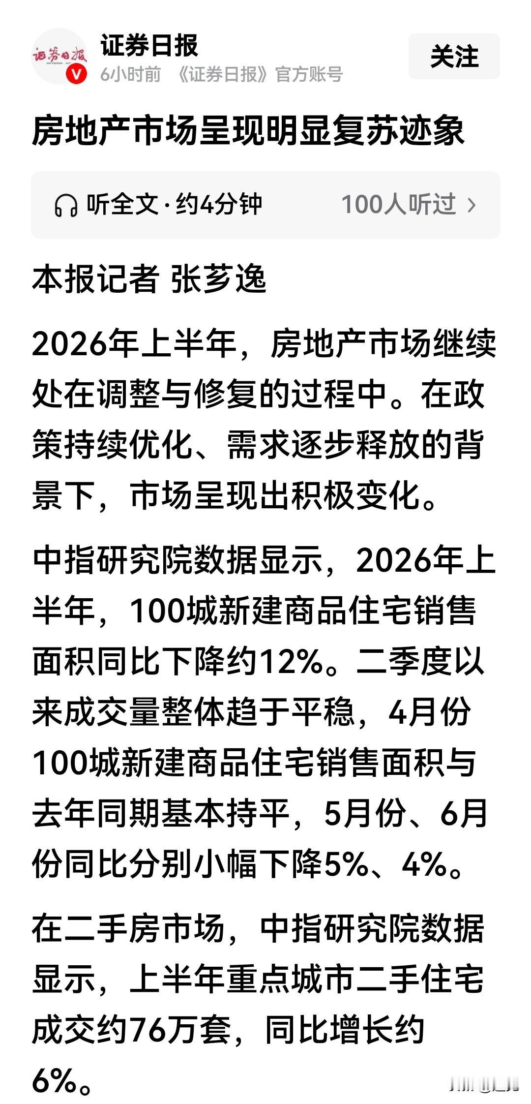 楼市明显复苏了！
这不是猜测，而是现实！
房地产复苏是指行业从低迷逐步恢复活力，