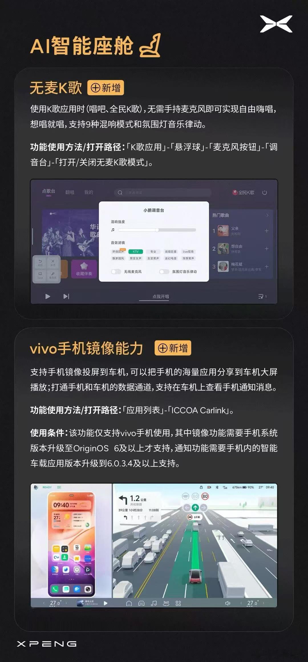小鹏MONA迎来第十一次大规模OTA，天玑系统累计升级已超350项。本次OTA新