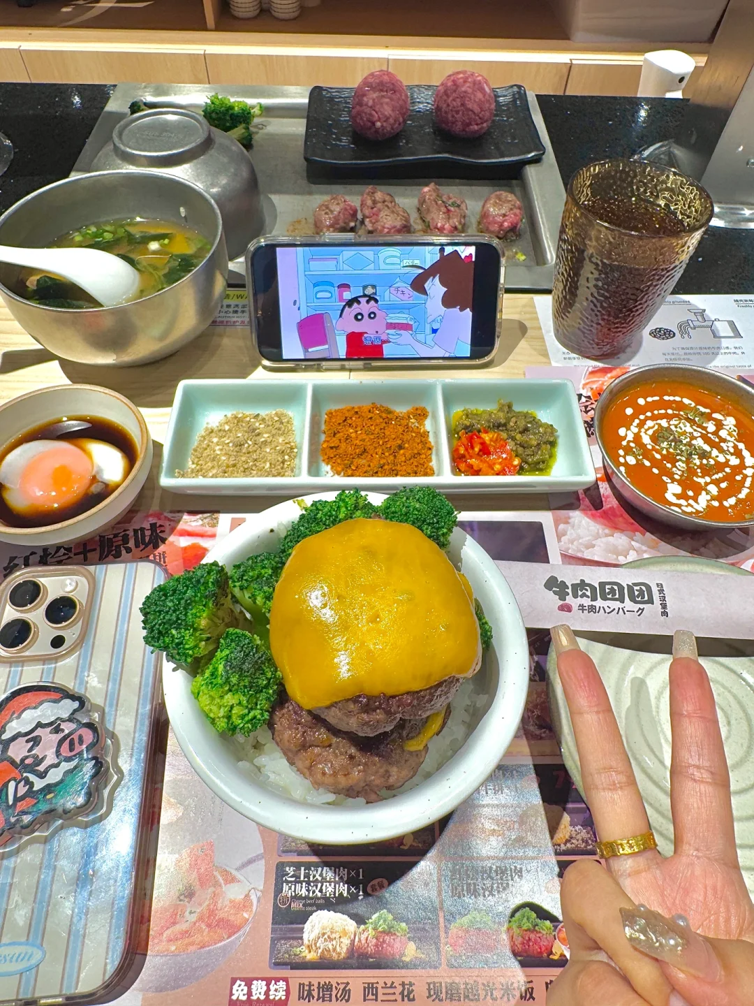 济南洪家楼！一人食汉堡牛肉饭！i人狂喜！！