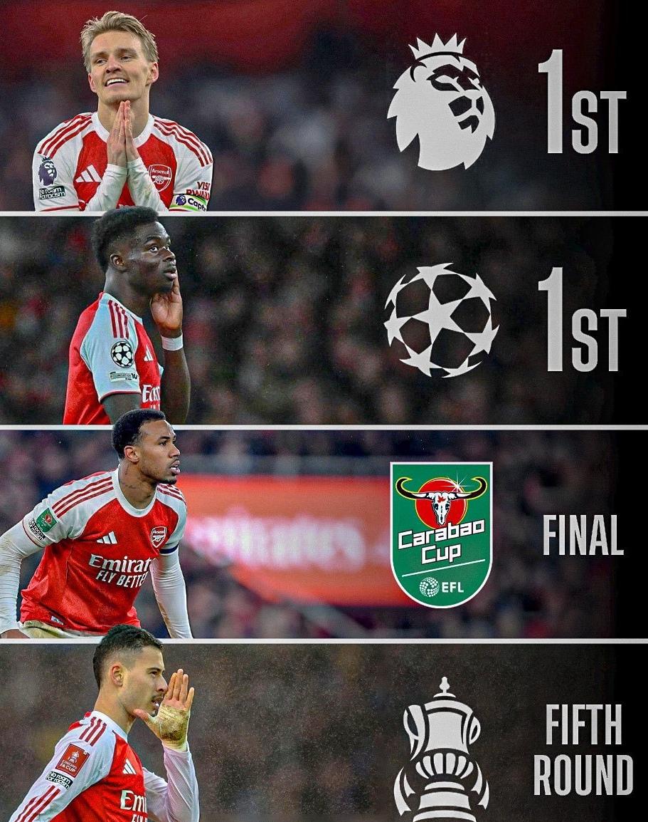 阿森纳四球大胜，强势打入足总杯16强。如果签运好一点，走到足总杯决赛不是梦。去年