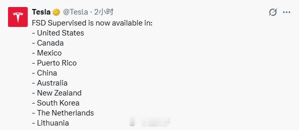 韬fans确认：特斯拉官方宣布监督版FSD的最新布局，其中提到监督版FSD可以在