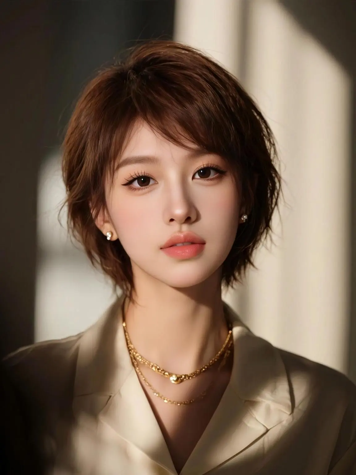 AI暖光短发写真 ai创作 玩法合伙人计划 我在拍特效 谁拍谁好看