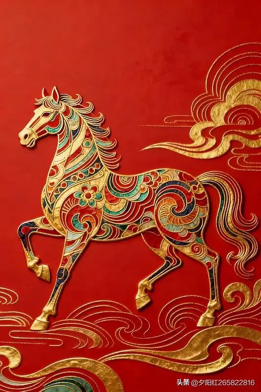 上联:龙腾四海祥云起
下联:马奔五湖瑞气旺
图片來至网络