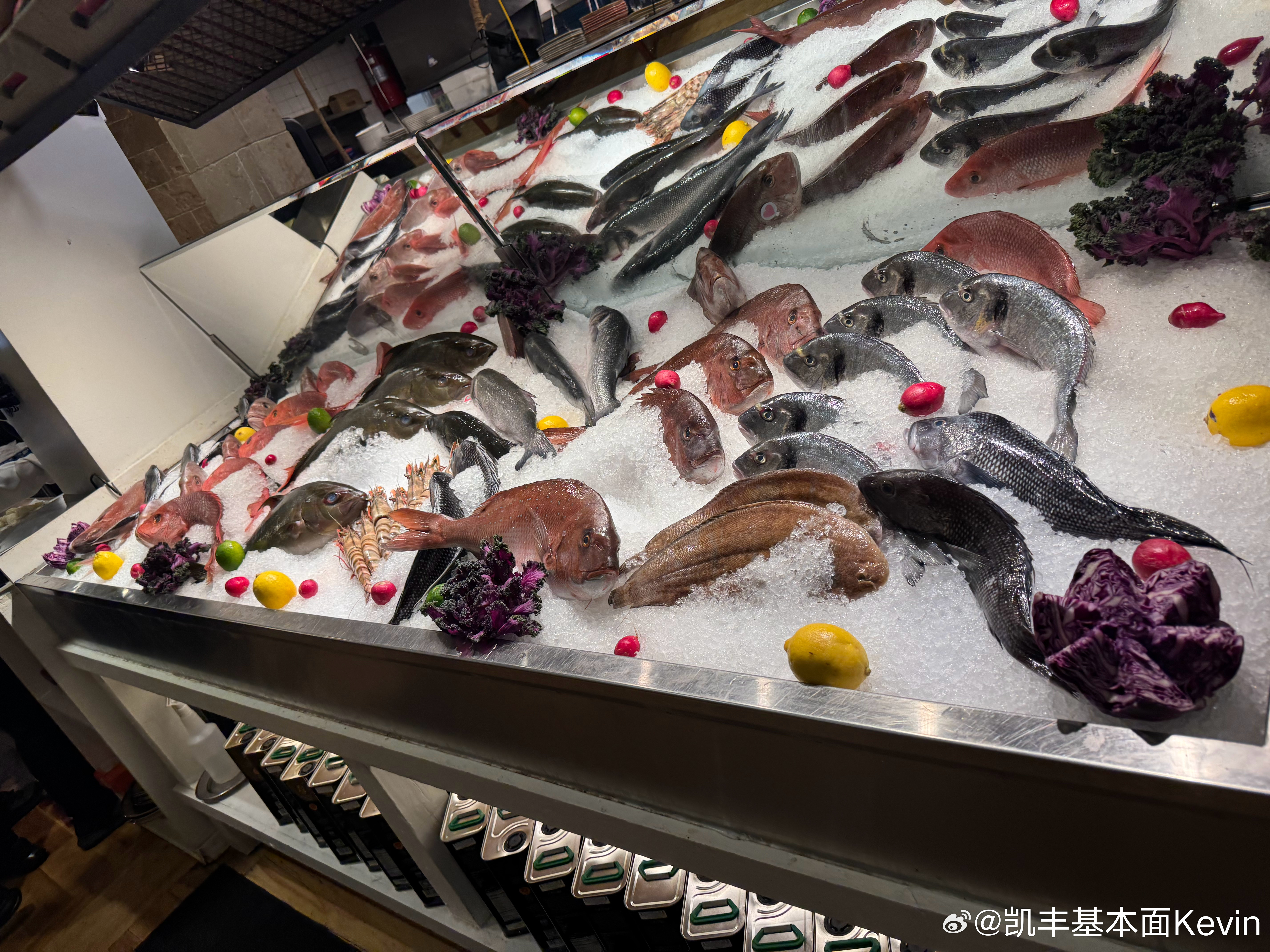 今天大学请教授们夏天聚餐来吃鱼，看起来都很好👍美国纽约华尔街纽约大学凯丰基本面