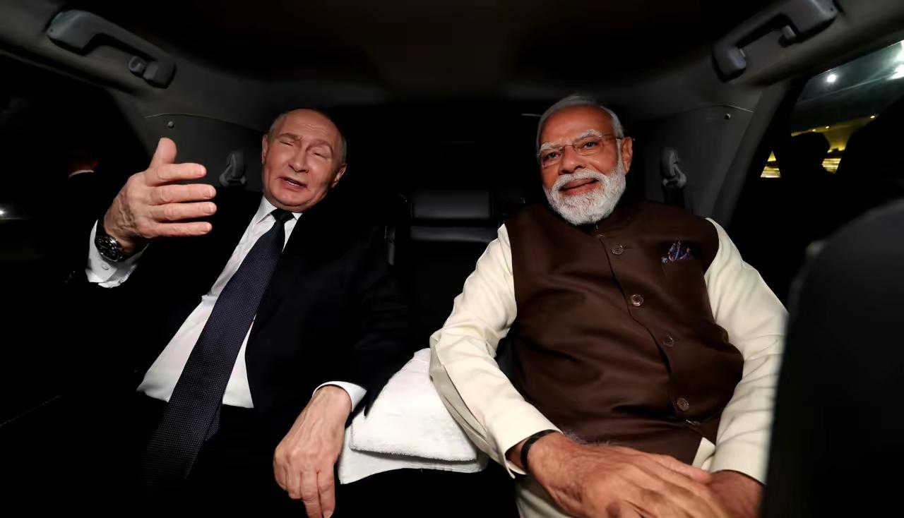 印度是今年普京出访的第八个国家
       自从2022年以来，普京的活动范围