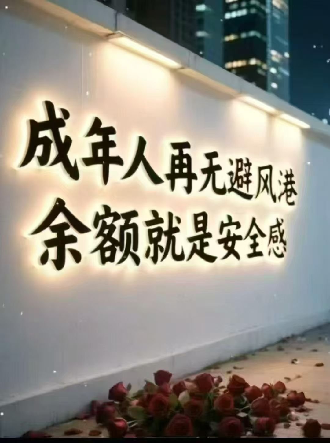 成年人没有避风港余额就是安全感‼️努力赚钱不是财迷，而是诗和远方太远需要盘缠，啥